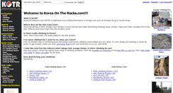Desktop Screenshot of koreaontherocks.com